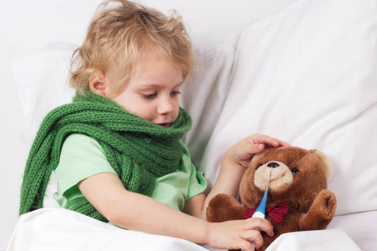 симптомы простуды у детей